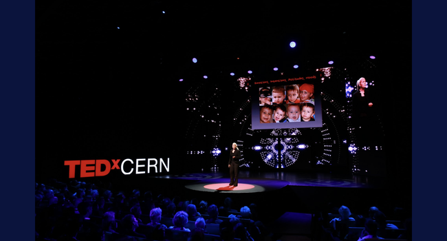 Speaking at TEDxCERN in Geneva in 2018